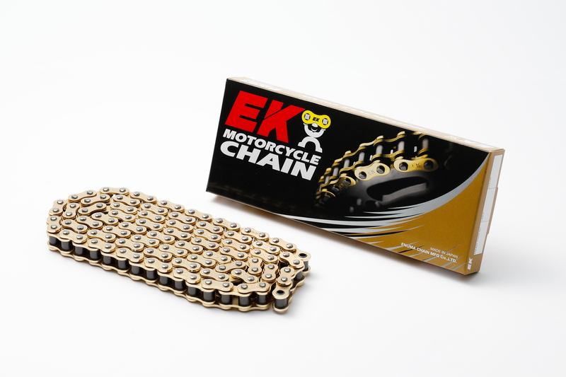 Cadena de transmisión EK CHAIN 428 SHDR - Sin retenes - Cierre tipo clip