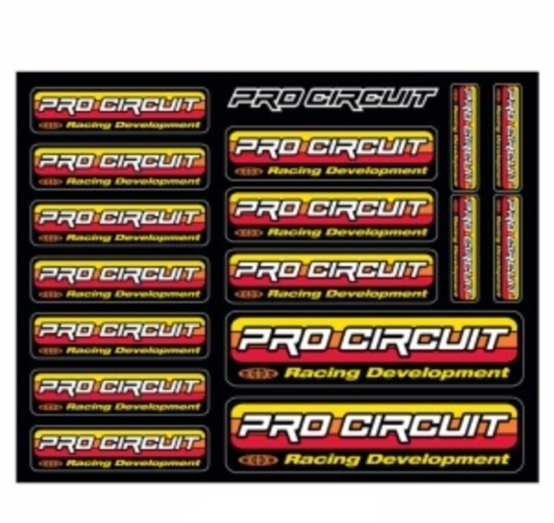 Hoja de adhesivos PRO CIRCUIT logo original