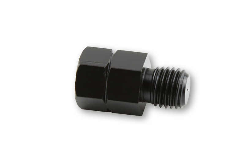Adaptador de retrovisor HIGHSIDER smart de rosca derecha M10 a rosca izquierda M10 - negro