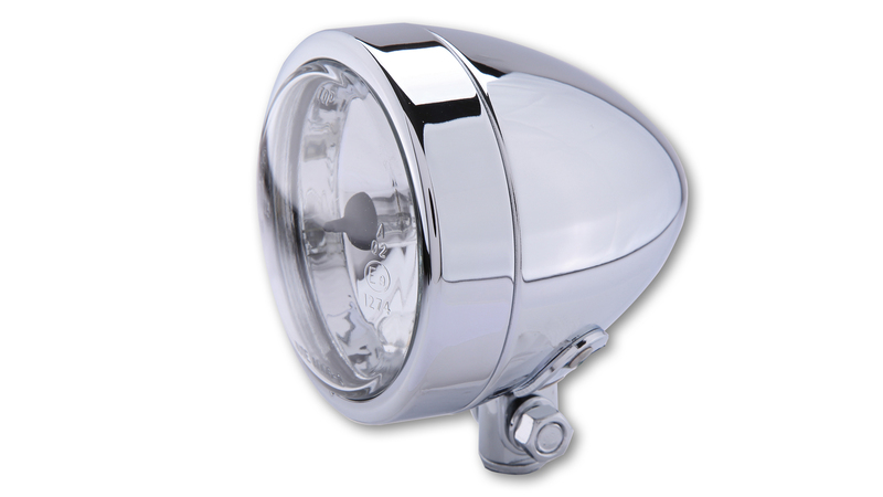 Faro delantero H4 HIGHSIDER smart Bullet (3-1/2") - cromado - 1 pieza