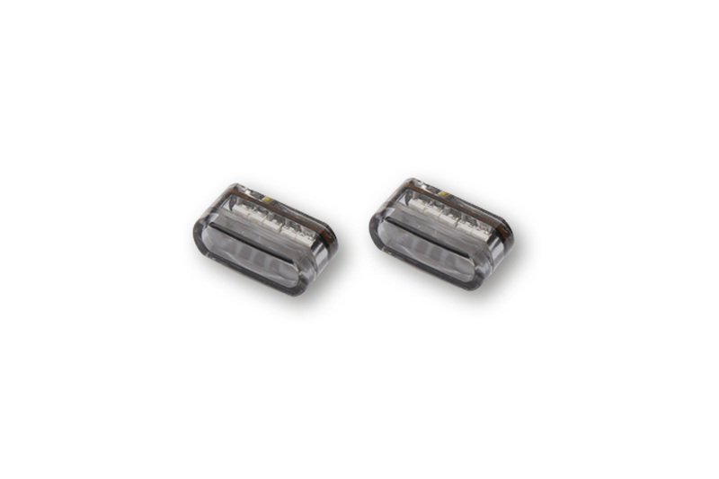 Intermitente LED HIGHSIDER smart Module 1 - cristal ahumado - homologado E - Pareja