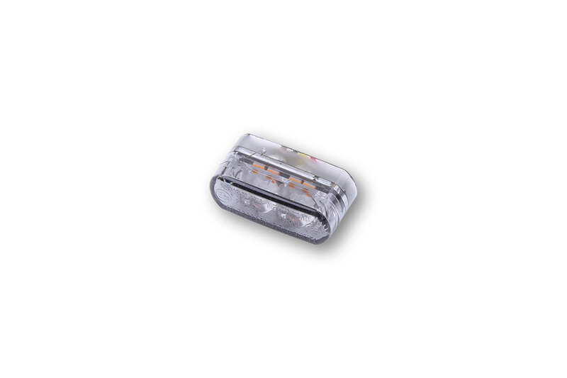 Piloto trasero/intermitente HIGHSIDER smart Module 1 Pro 3in1 - cristal ahumado - homologado E - Pareja