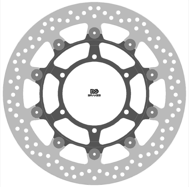 Disco de freno NG BRAKES flotante