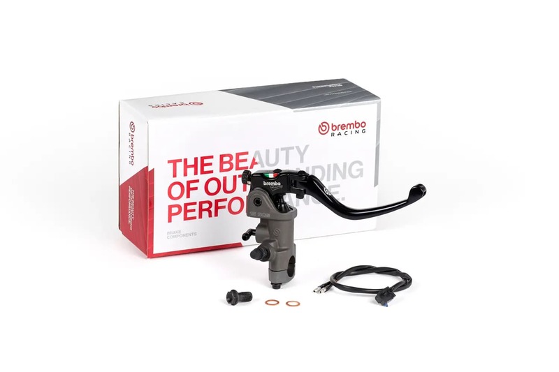 Bomba de freno BREMBO UPGRADE PR15 RCS maneta corta abatible