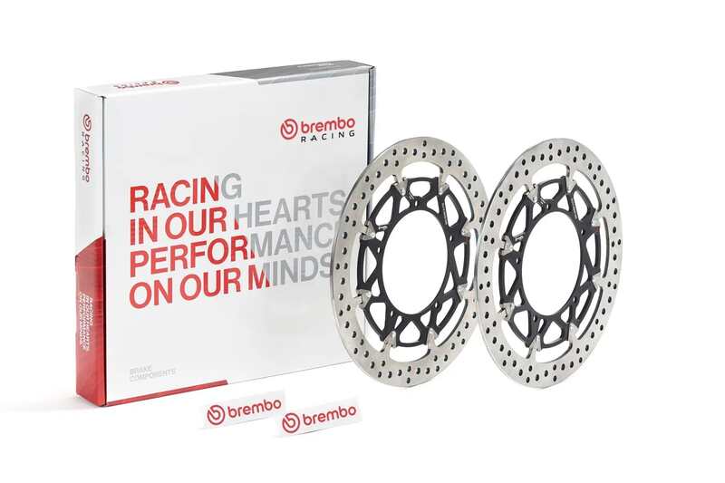 Juego de discos de freno BREMBO UPGRADE T-Drive redondo flotante - pareja