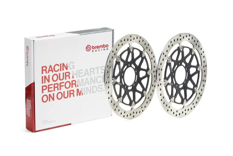 Juego de discos de freno BREMBO UPGRADE T-Drive redondo flotante - pareja