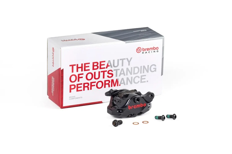 Pinza de freno trasera axial BREMBO UPGRADE Supersport 2 pistones Ø34 mm