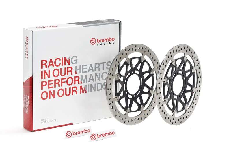 Juego de discos de freno BREMBO UPGRADE T-Drive redondo flotante - pareja
