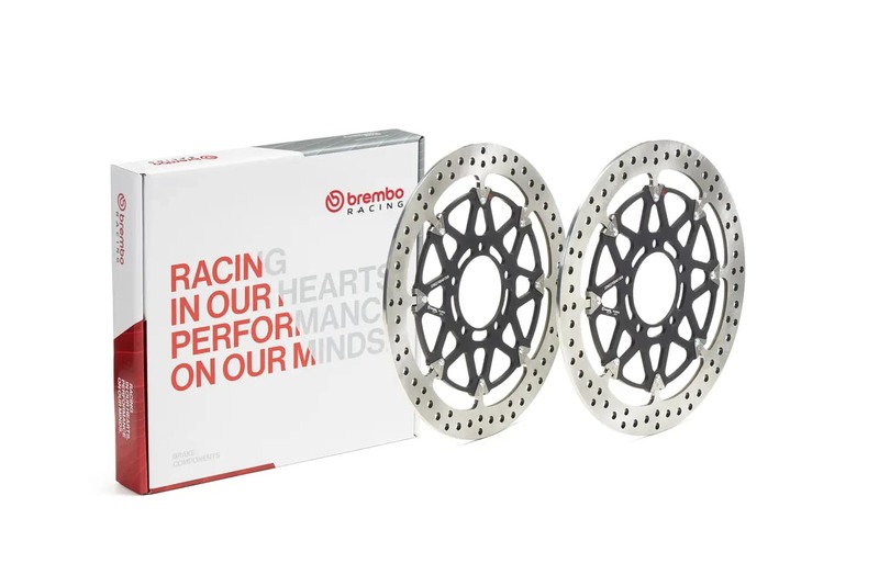Juego de discos de freno BREMBO UPGRADE T-Drive redondo flotante - pareja