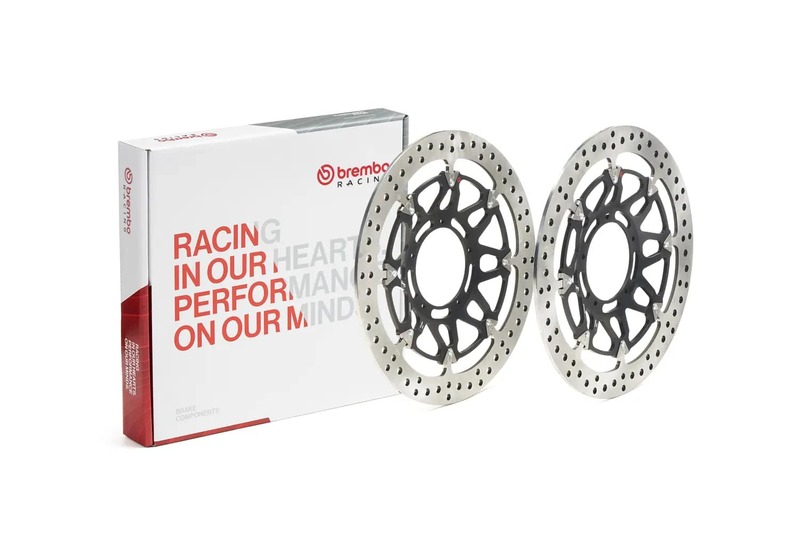 Juego de discos de freno BREMBO UPGRADE T-Drive redondo flotante - pareja