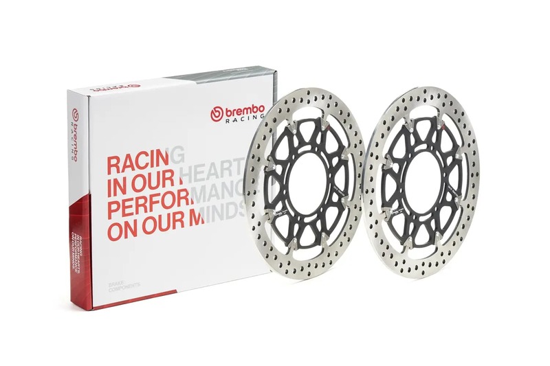 Juego de discos de freno BREMBO UPGRADE T-Drive redondo flotante - pareja
