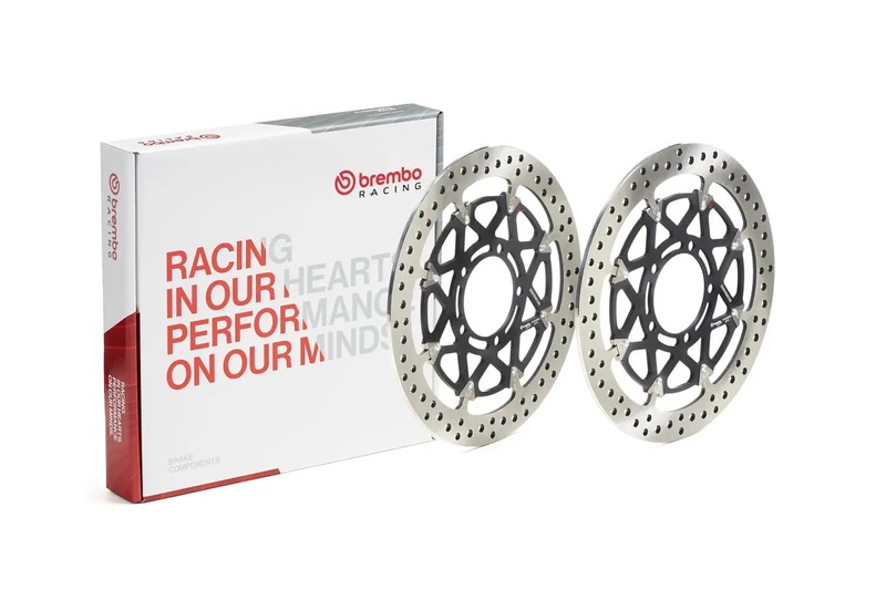Juego de discos de freno BREMBO UPGRADE T-Drive redondo flotante - pareja