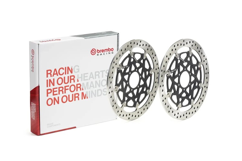 Juego de discos de freno BREMBO UPGRADE T-Drive redondo flotante - pareja