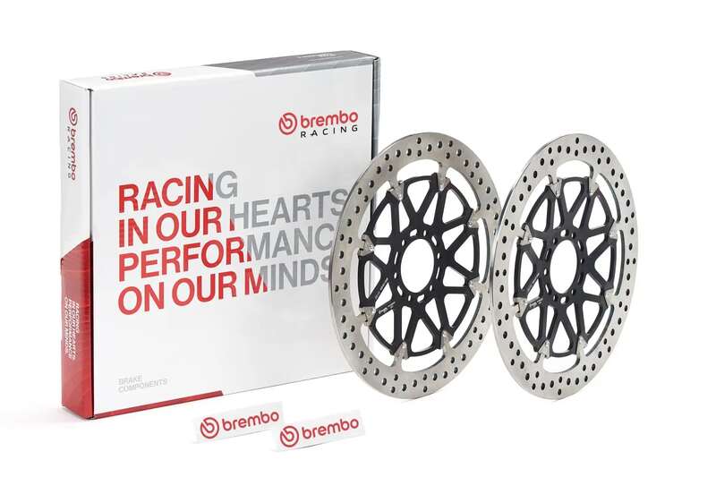 Juego de discos de freno BREMBO UPGRADE T-Drive redondo flotante - pareja