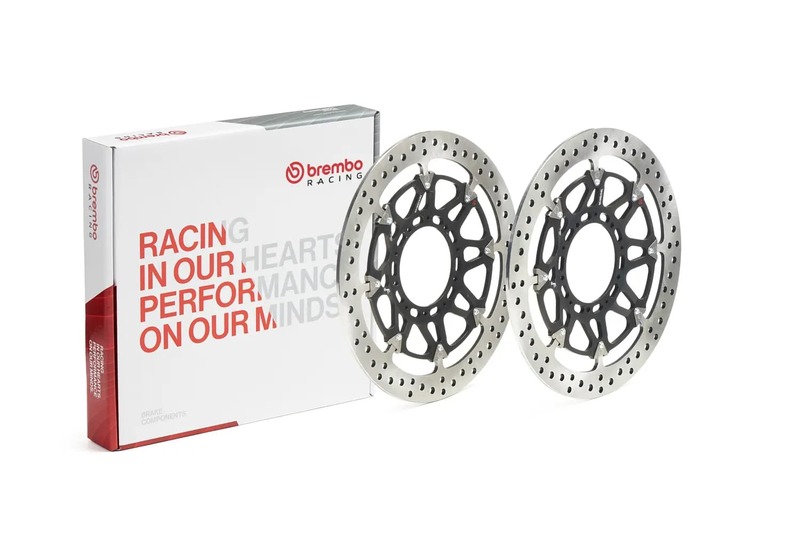 Juego de discos de freno BREMBO UPGRADE T-Drive redondo flotante - pareja