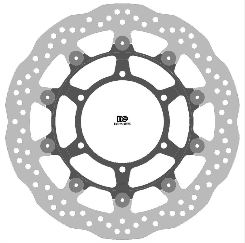 Disco de freno NG BRAKES flotante