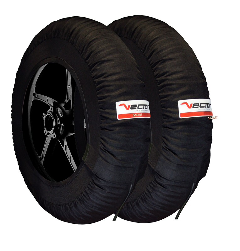 Calentadores Neumáticos VECTOR autorregulables 80ºC - SMART - 110/120-17 - MOTO3 - 125GP