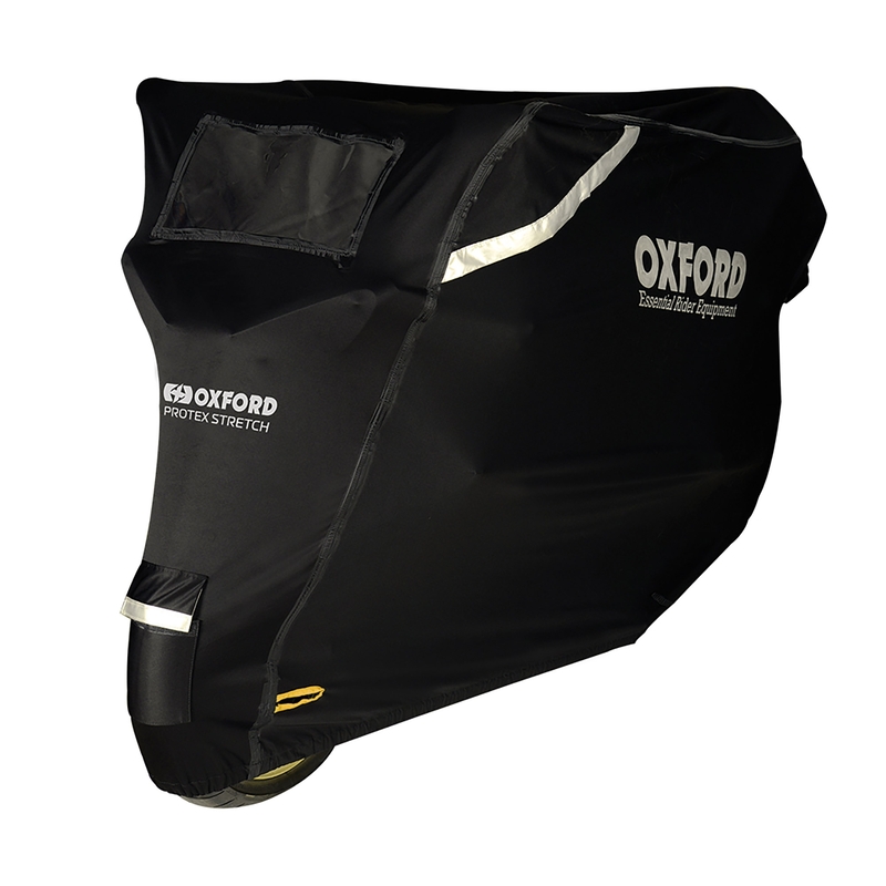 Funda de moto para exterior OXFORD Protex Stretch - Moto / Scooter - Negro - S
