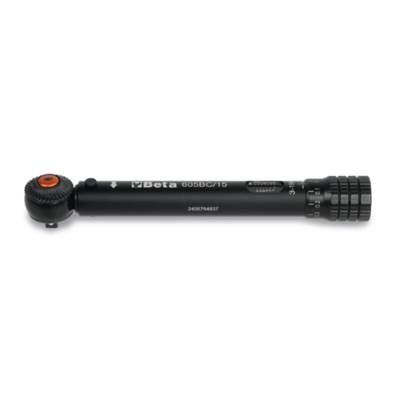 Llave dinamométrica de clic BETA compacta - hasta 15 Nm