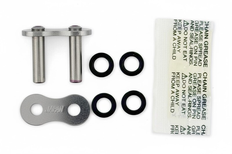Enganche de cadena EK CHAIN 525 SRX2 tipo remache - Retenes Qx-Ring