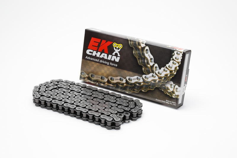 Cadena de transmisión EK CHAIN 530 SROZ2 - Retenes O-Ring - Cierre tipo remache