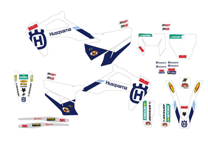 Kit de adhesivos BLACKBIRD Replica