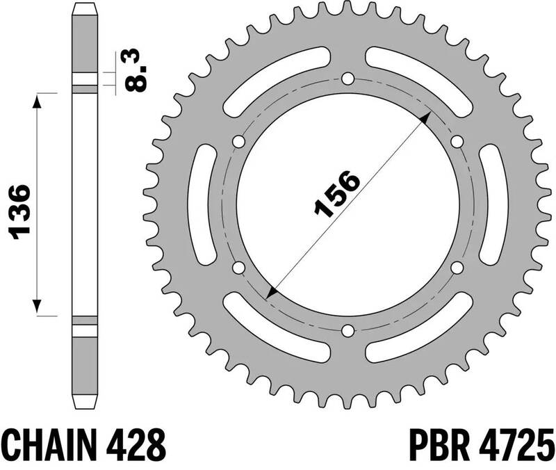 Corona PBR aluminio estándar 4725 - 428