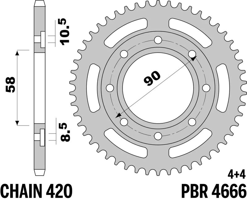 Corona PBR estándar 4666 - 420