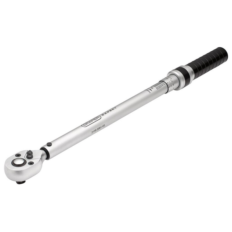 Llave dinamométrica con trinquete DRAPER Expert - 1/2" / 40-200 Nm