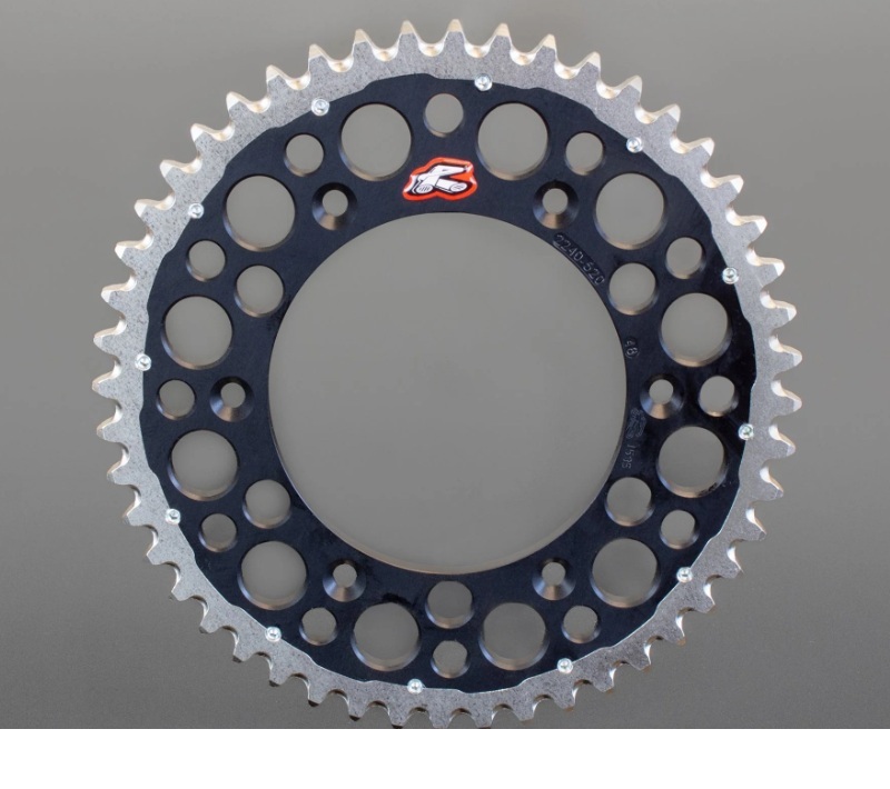 Corona RENTHAL TwinRing® aluminio - 520