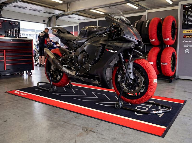 VECTOR Alfombra de Paddock - FIM - 200 x 100 cm - PIT STOP