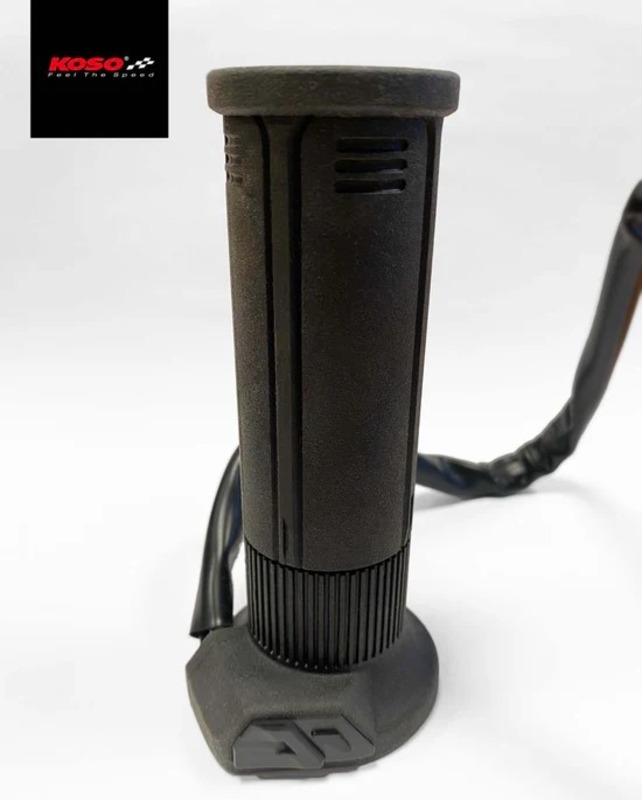 Puño calefactable KOSO con interruptor (tipo HG13) izquierdo - 7/8 pulgadas