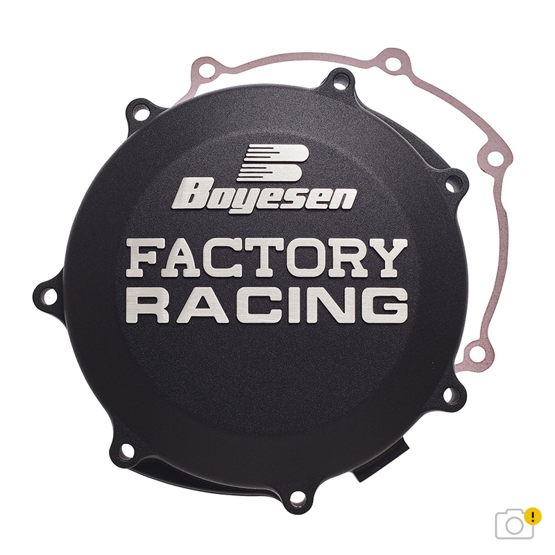 Tapa de embrague BOYESEN Factory Racing - negro