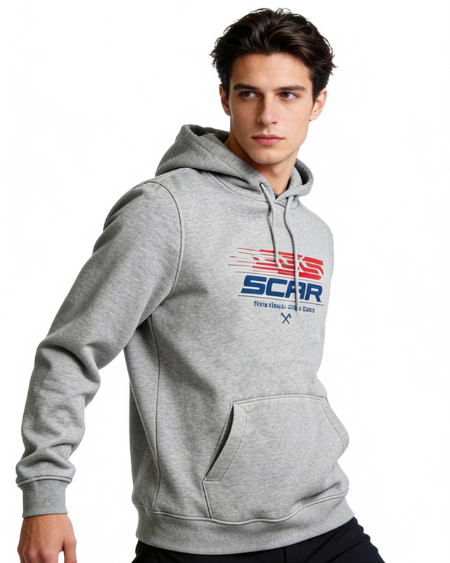 Sudadera con capucha SCAR Factory - gris