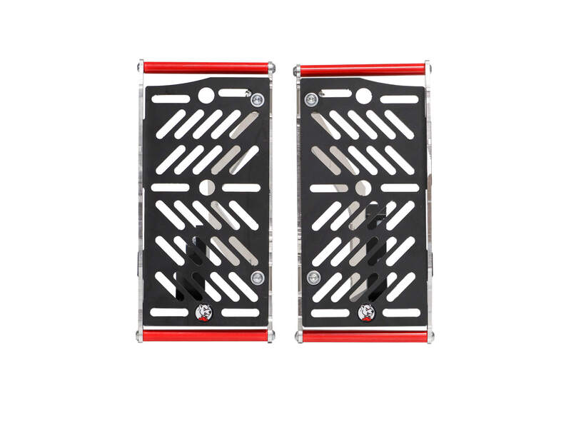 Protectores de radiador AXP Fast-Cleaning - rojo