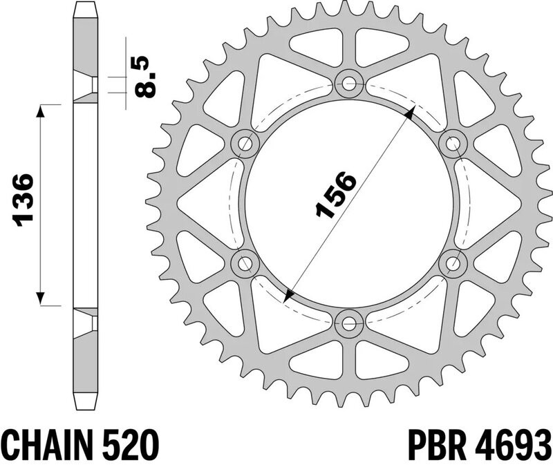 Corona PBR acero ultraligera - 520