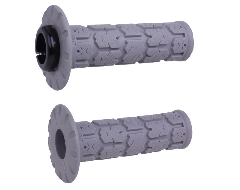 Puños ODI Rogue SX-MX V2 Lock-On - gris/plata