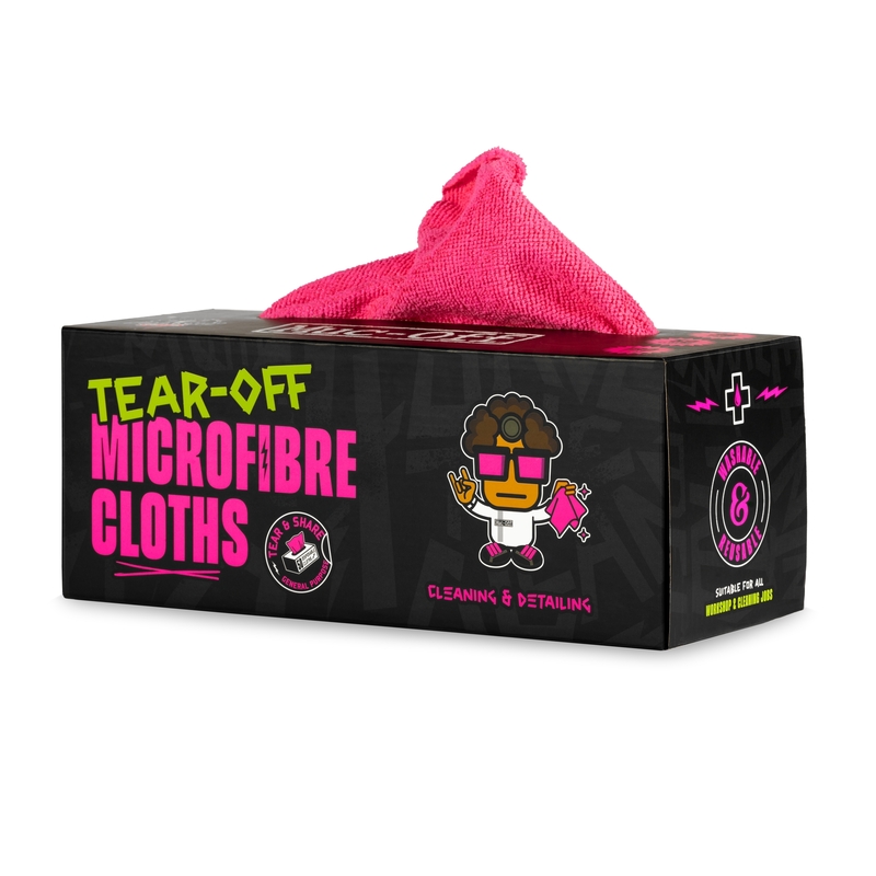 Paños de microfibra MUC-OFF Tear-Off - 50 piezas