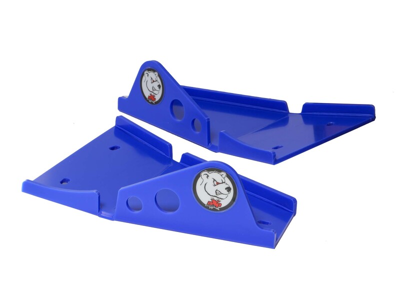 Protectores de triángulos delanteros AXP - PEHD 6 mm - azul