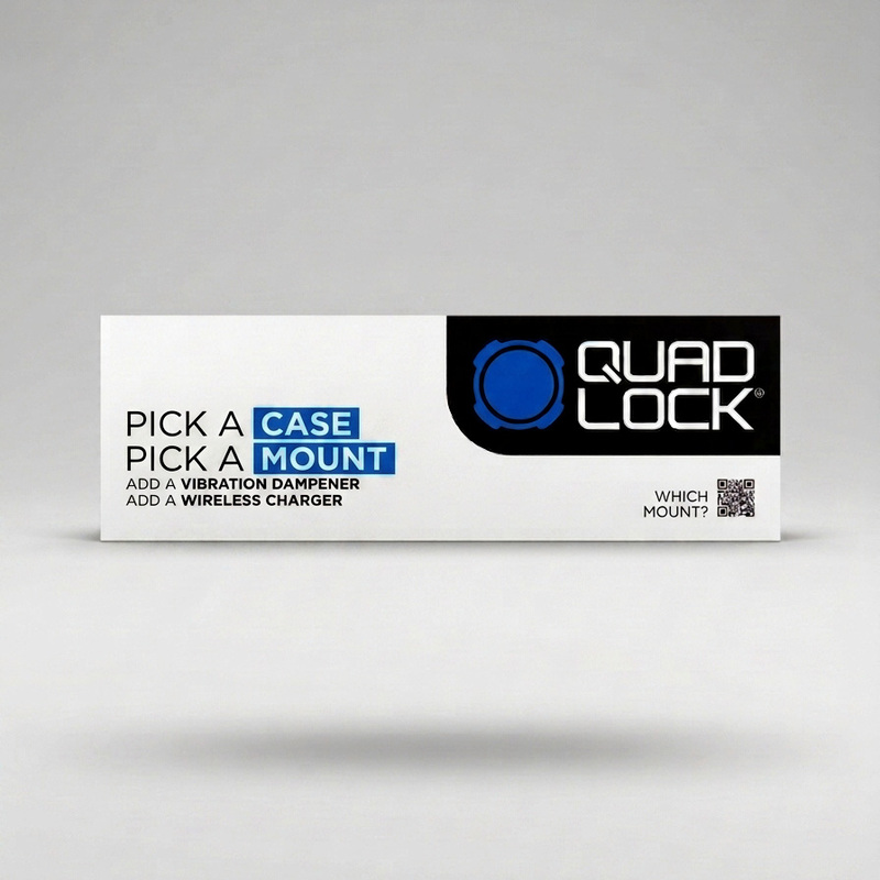 Letrero magnético QUAD LOCK para expositor - english