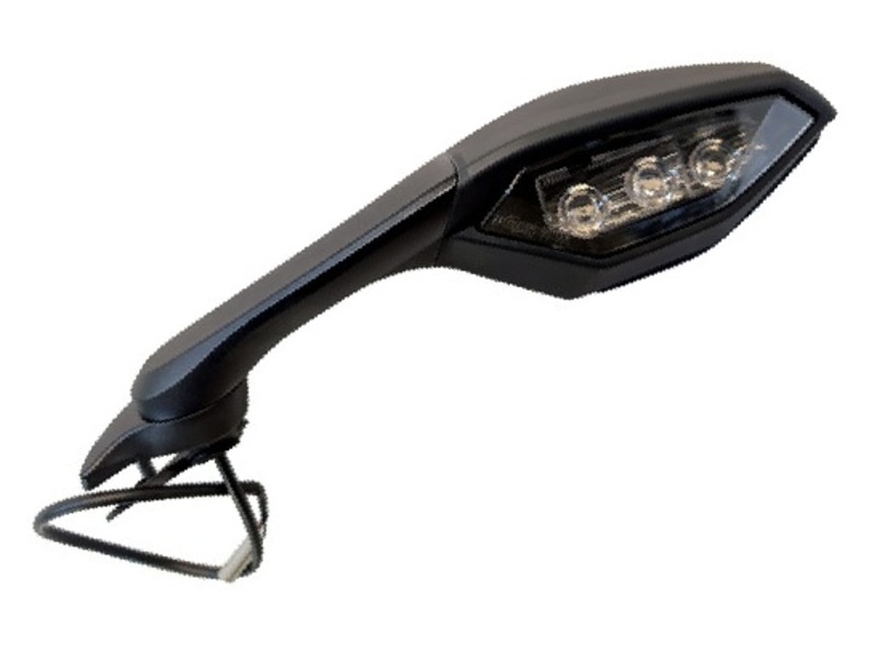 Retrovisor izquierdo HIGHSIDER smart tipo OEM negro - Yamaha R1/R6 '20-