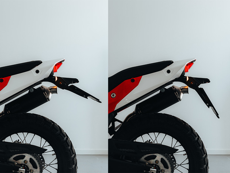 Portamatrículas RACETECH – negro