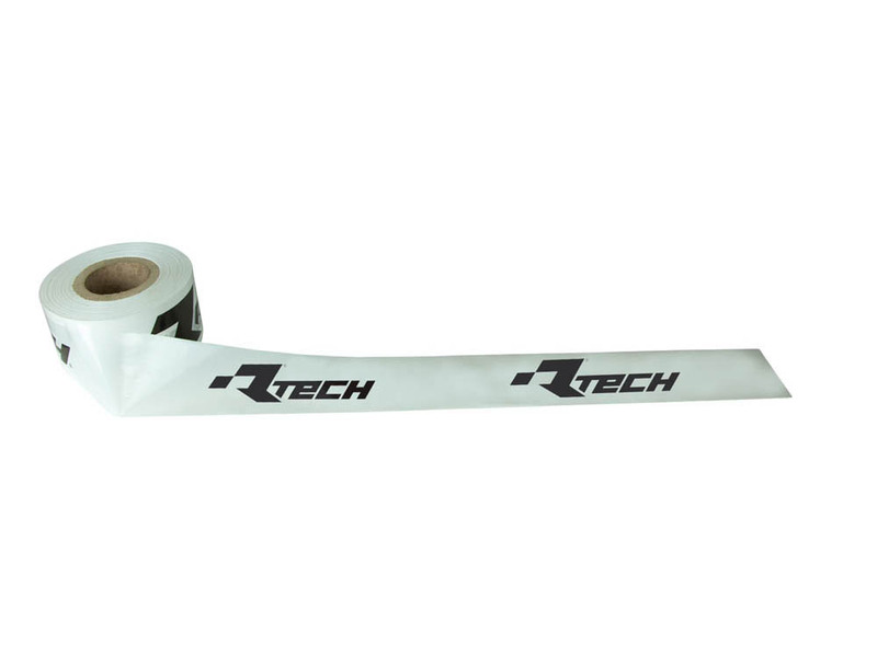 Cintas de marcaje RACETECH 120 m – blanco/negro