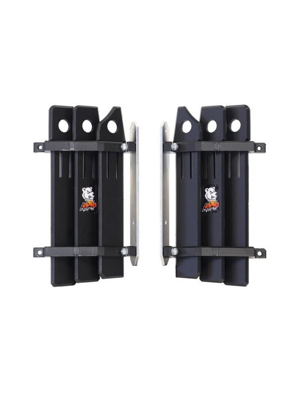 Protecciones de radiador AXP Xtrem - PEHD 8 mm - negro