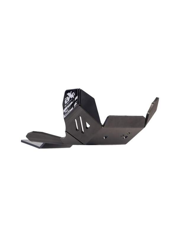 Cubre cárter AXP Hard Enduro - PEHD 8 mm - negro