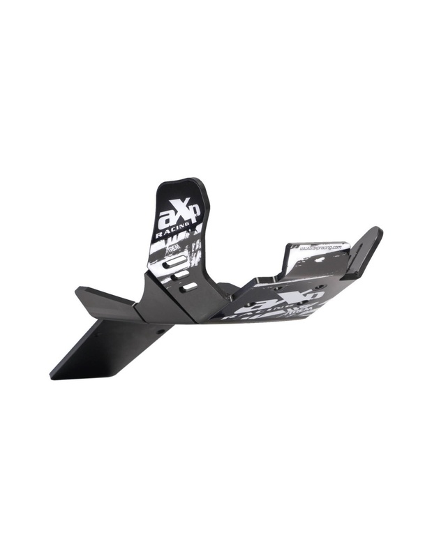 Cubre cárter AXP Hard Enduro - PEHD 8 mm - negro