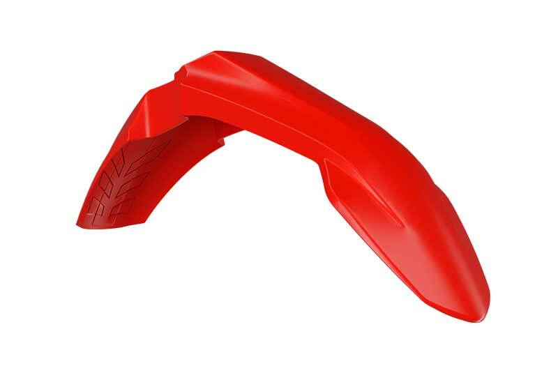 Guardabarros delantero ventilado RACETECH – rojo