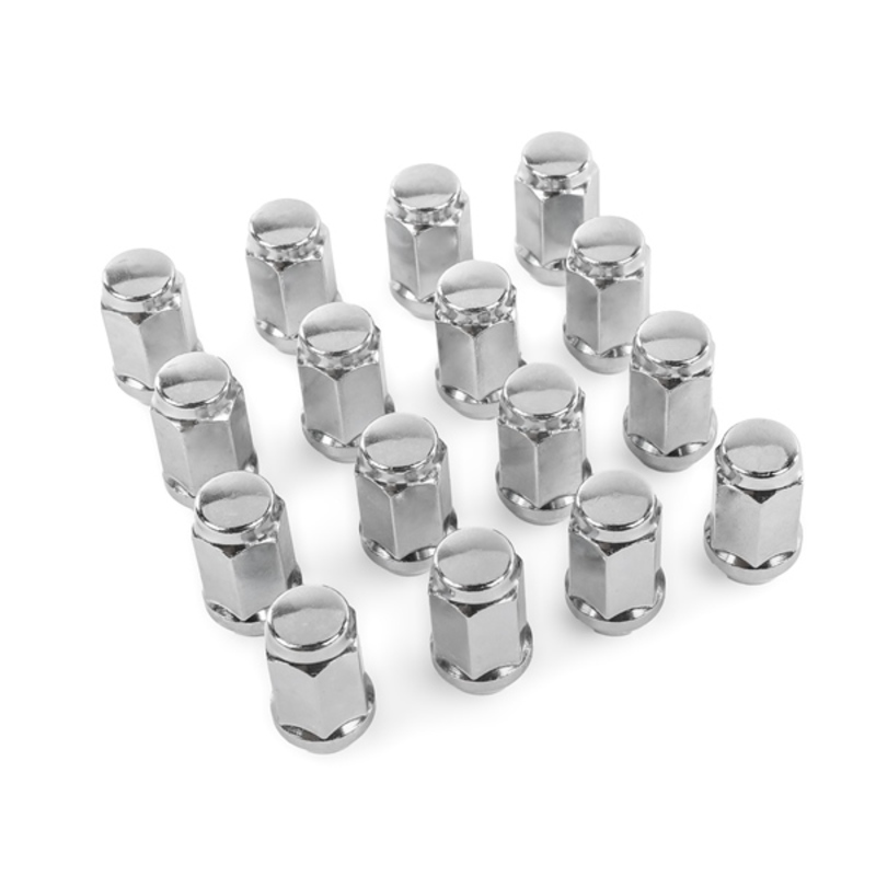 Tuercas de rueda KIMPEX cónicas M10x1.25 – 16 piezas – cromado