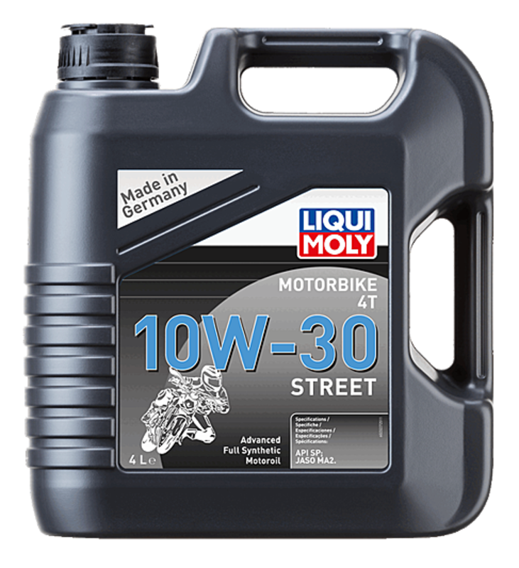 Aceite de motor LIQUI MOLY Advanced Full Synthetic 4T 10W-30 Street - Garrafa 4L
