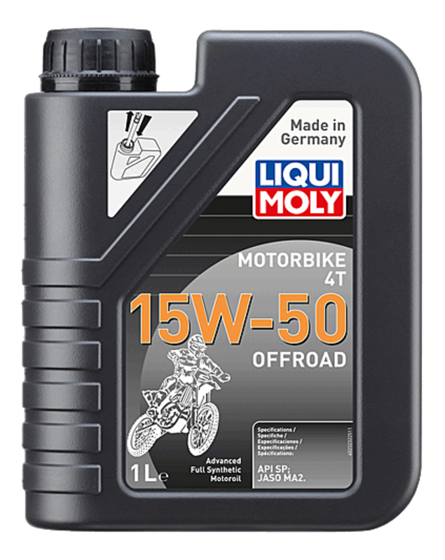Aceite de motor LIQUI MOLY Advanced Full Synthetic 4T 15W-50 Off-Road - Botella 1L